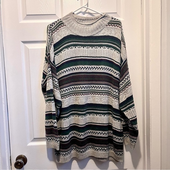 Ilanco Other - Ilanco Vintage Sweater fair isle fisherman pull men medium grandpa fall crewneck